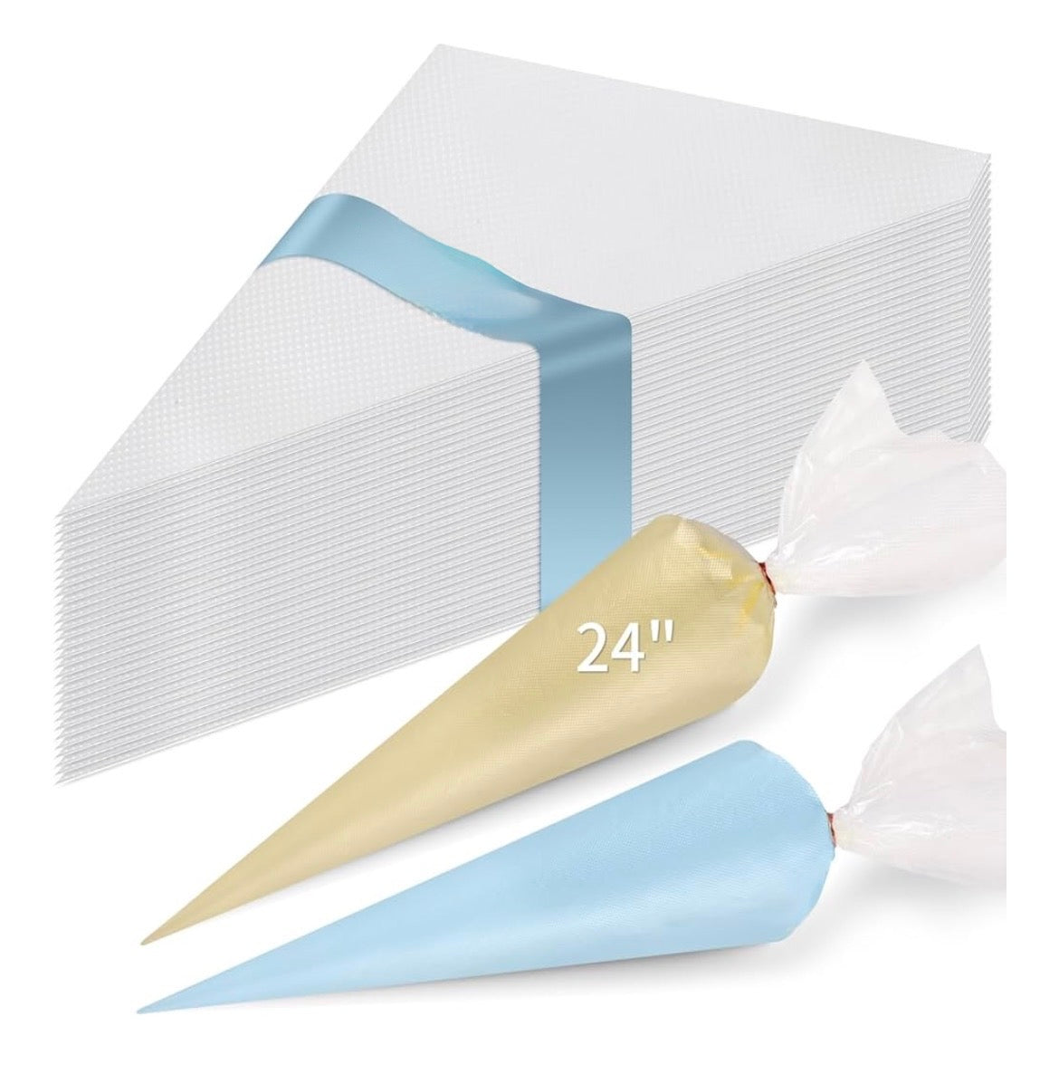 Professional Extra-Large Piping Bags (24 in – 20 Pack)
