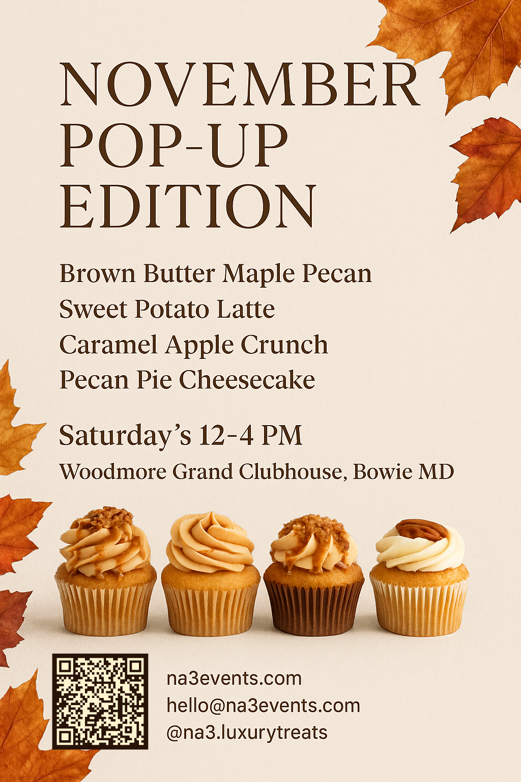LUXURY CUPCAKES (Pop-up Pre-order, Pickup up Only)
