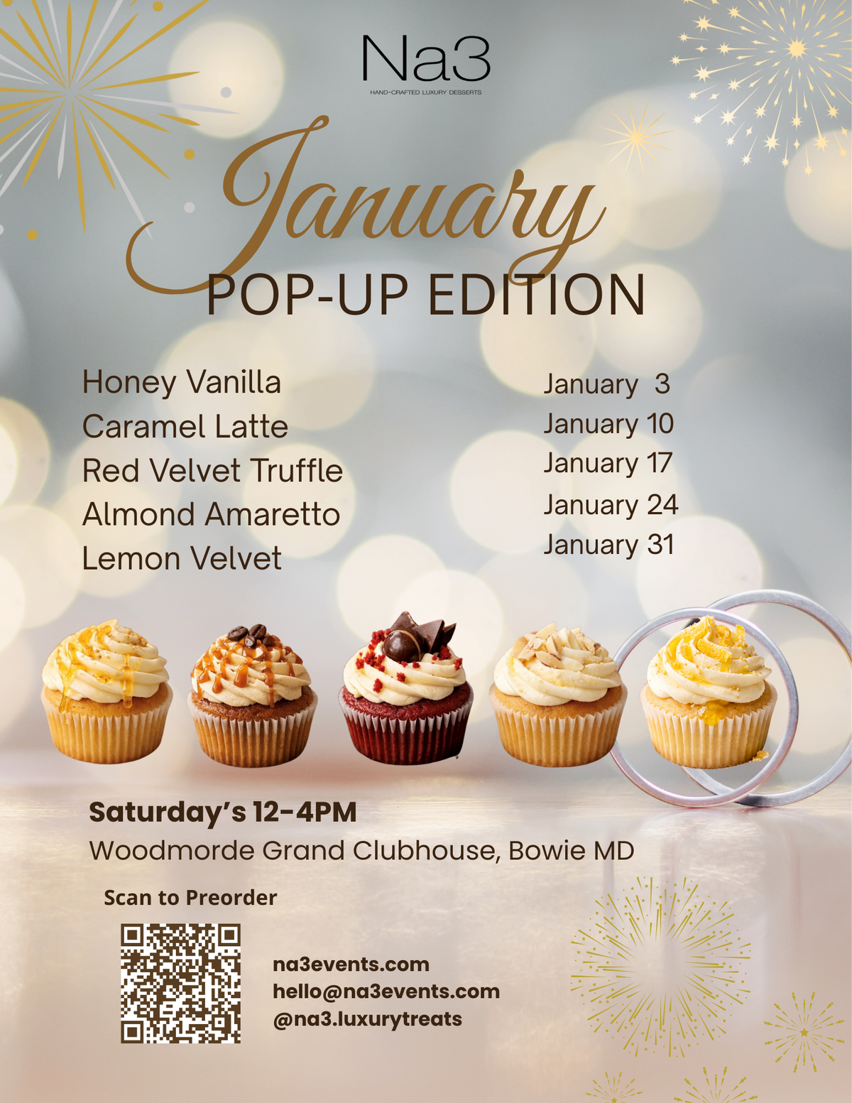 LUXURY CUPCAKES (Pop-up Pre-order, Pickup up Only)