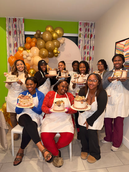Luxe Cake Decorating Class – Premium Experience - February 7, 2026