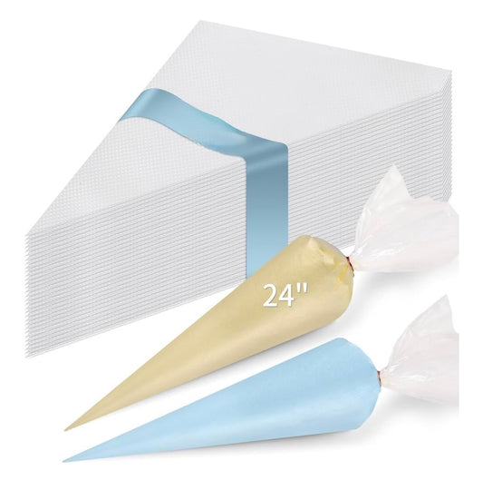 Professional Extra-Large Piping Bags (24 in – 20 Pack)