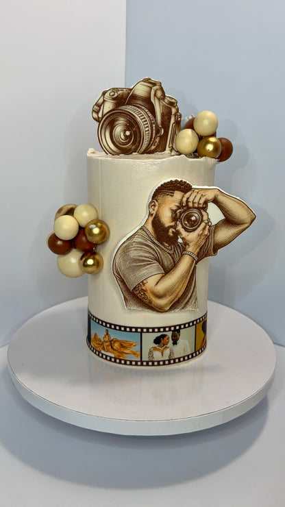 MINI LUXURY PICTURE CAKE - (Pick Up Only)