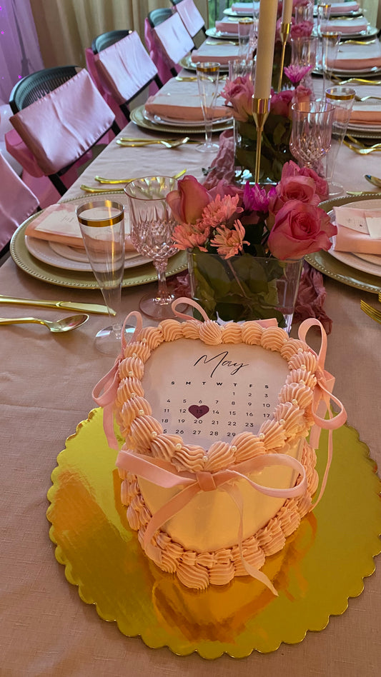 LUXURY HEART CAKE (Pick Up Only)