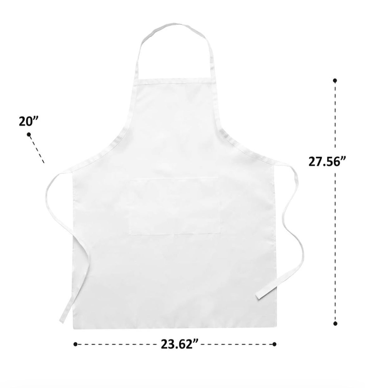 Signature White Chef Apron with Pockets