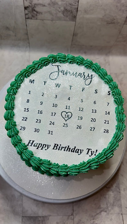 LUXURY HEART CAKE (Pick Up Only)