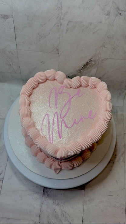 LUXURY HEART CAKE (Pick Up Only)