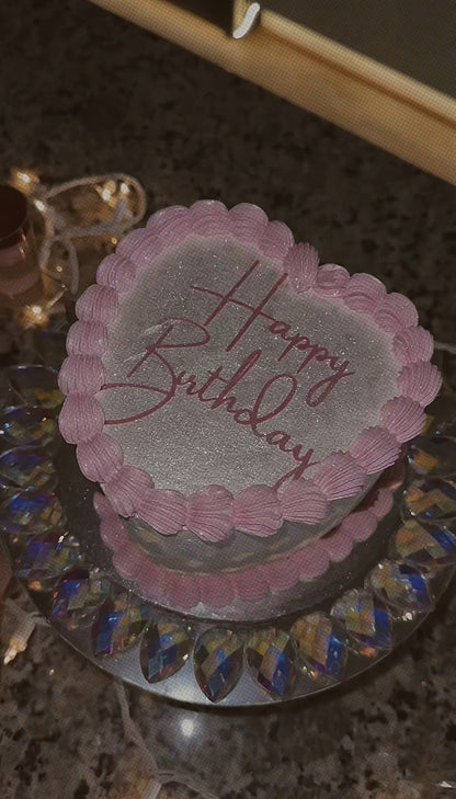 LUXURY HEART CAKE (Pick Up Only)