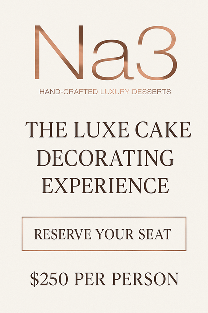 Luxe Cake Decorating Class – Premium Experience